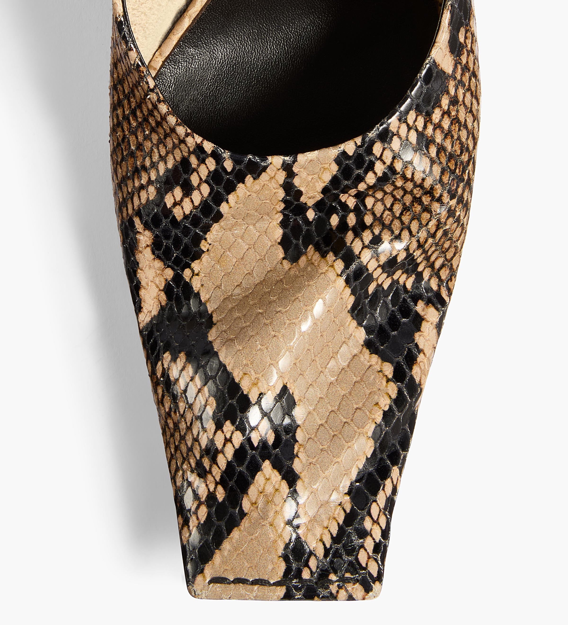 Khaite - Marlene Pump in Python - Embossed Taupe