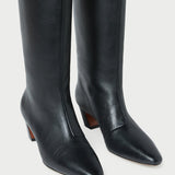 Loeffler Randall - Marley Black Leather Tall Boot