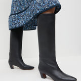 Loeffler Randall - Marley Black Leather Tall Boot