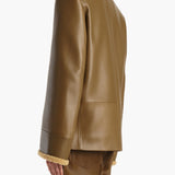 Khaite - Marlot Coat in Dark Olive