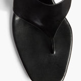 Khaite - Marlow Mule in Black Glazed Leather