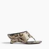 Khaite - Marlow Mule in Natural Python