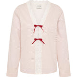 Posse - MARLOWE BLOUSE - CREAM & RED POLKA DOT