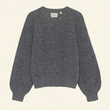 DÔEN - MARSENA SWEATER -- DARK HEATHER GREY