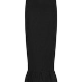 Posse - MATILDA COLUMN SKIRT - BLACK