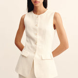 Posse - MATILDA GILET - CREAM