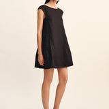 Posse - MATILDA SHIFT MINI DRESS - BLACK