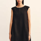 Posse - MATILDA SHIFT MINI DRESS - BLACK