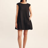 Posse - MATILDA SHIFT MINI DRESS - BLACK