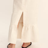 Posse - MATILDA COLUMN SKIRT - CREAM