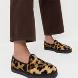 Loeffler Randall - Mattie Leopard Velvet Slip-On Sneaker