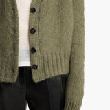 Khaite - Maura Cardigan in Olive