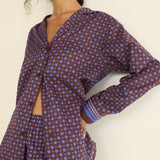 DOEN - MAURISE TOP - - MENORCA FOULARD