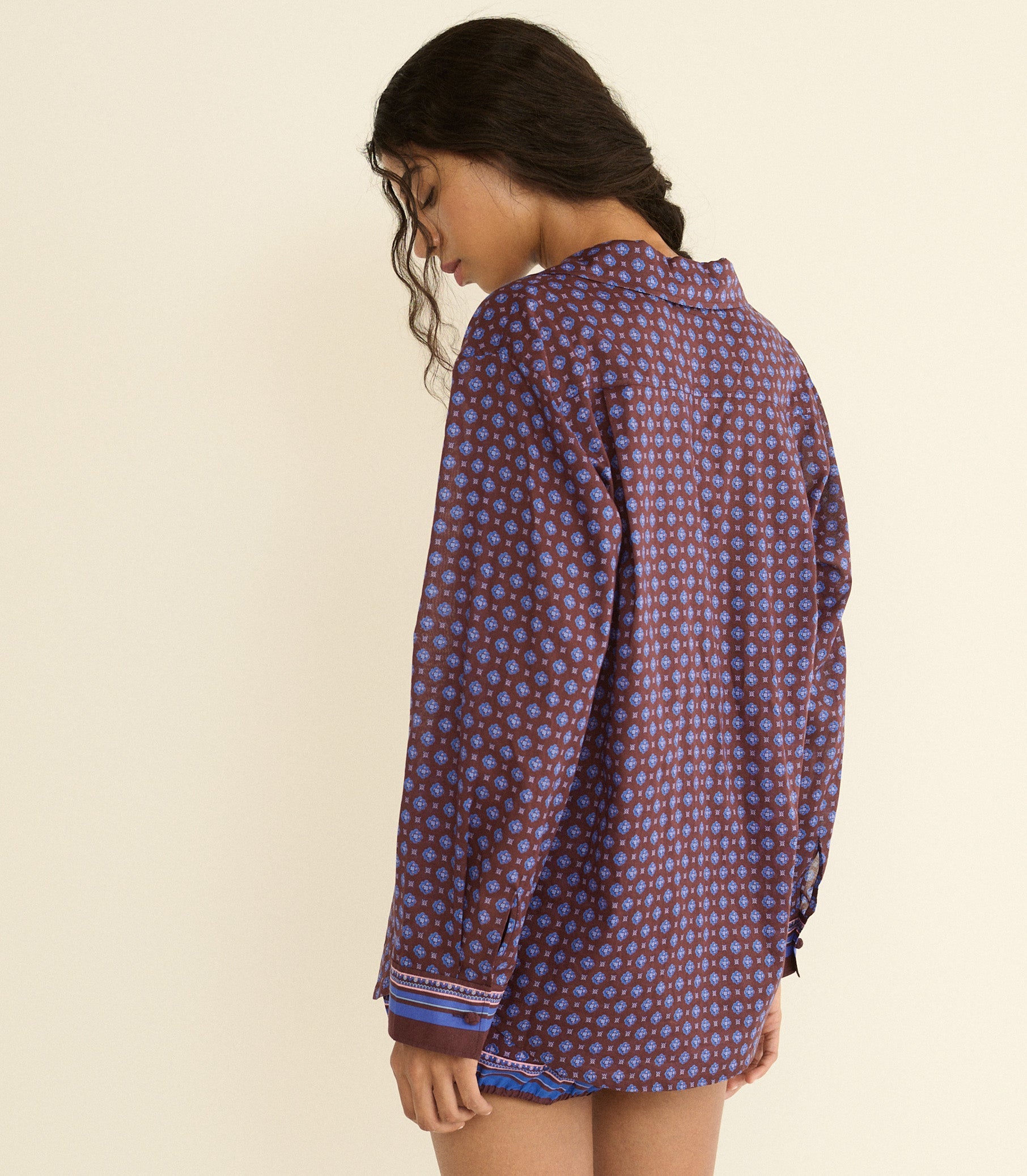 DOEN - MAURISE TOP - - MENORCA FOULARD