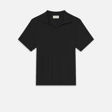 FRAME - Jacquard Polo -- Black