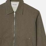 FRAME - Garment Washed Trucker -- Olive Green