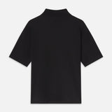 FRAME - Light Pique Polo -- Black