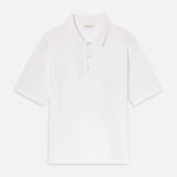 FRAME - Light Pique Polo -- White
