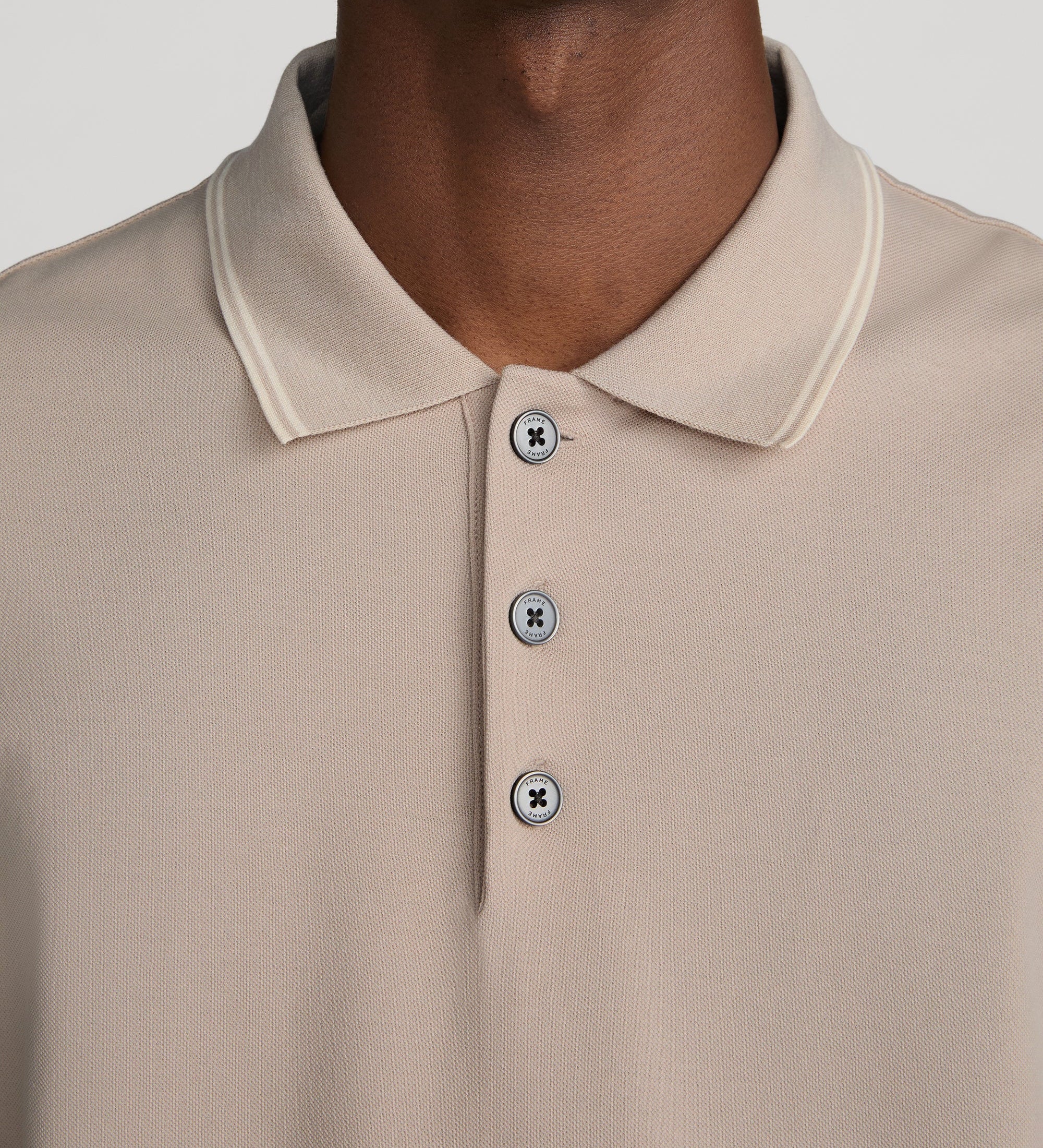 FRAME - Light Pique Polo