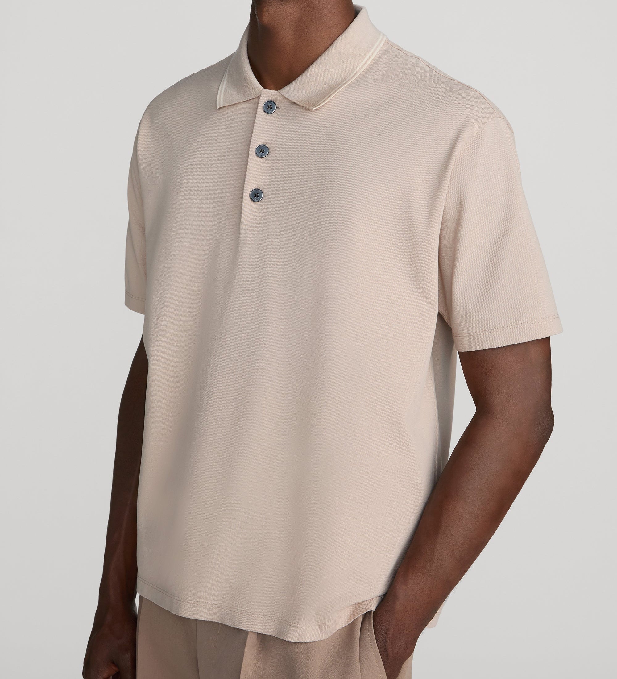 FRAME - Light Pique Polo