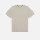 FRAME - Jacquard Stripe Tee -- White/Navy