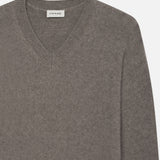 FRAME - Light Cashmere Silk Sweater -- Soft Mocha
