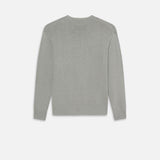FRAME - Cotton Silk Sweater -- Grey Blue