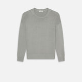 FRAME - Cotton Silk Sweater -- Grey Blue
