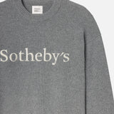FRAME - Sotheby's Unisex Cashmere Sweater -- Grey Melange