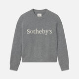 FRAME - Sotheby's Unisex Cashmere Sweater -- Grey Melange