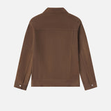 FRAME - Suede Trucker Jacket -- Mocha