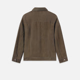 FRAME - Suede Trucker Jacket -- Mocha