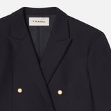 FRAME - Double Breasted Blazer -- Dark Navy