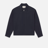 FRAME - Poplin Cotton Jacket -- Dark Navy