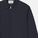 FRAME - Poplin Cotton Jacket -- Dark Navy