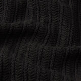 FRAME - Crochet Short Sleeve Shirt -- Black