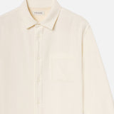 FRAME - Textured Shirt -- White Sand
