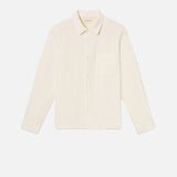 FRAME - Textured Shirt -- White Sand