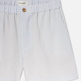 FRAME - Blue Striped Shorts -- Blue Stripe