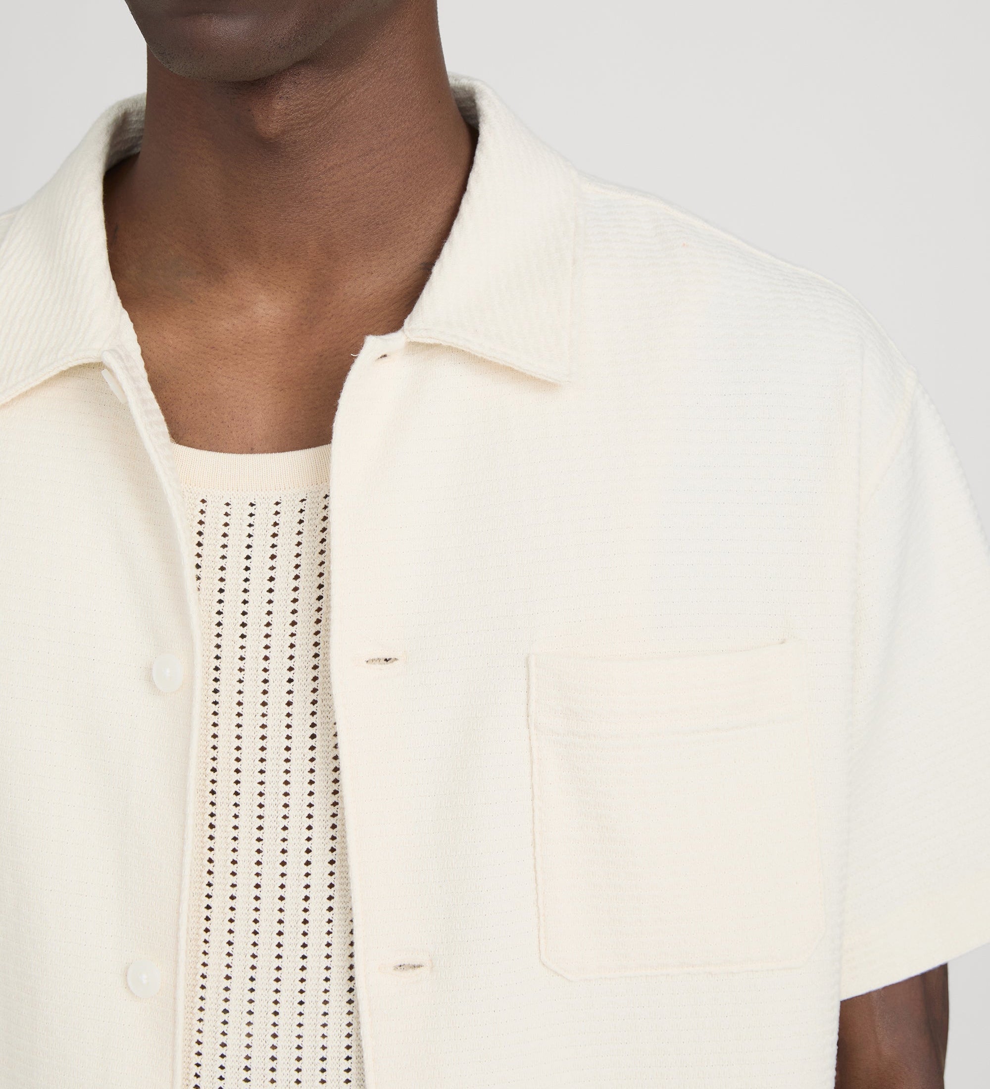 FRAME - Jacquard Button Down Shirt