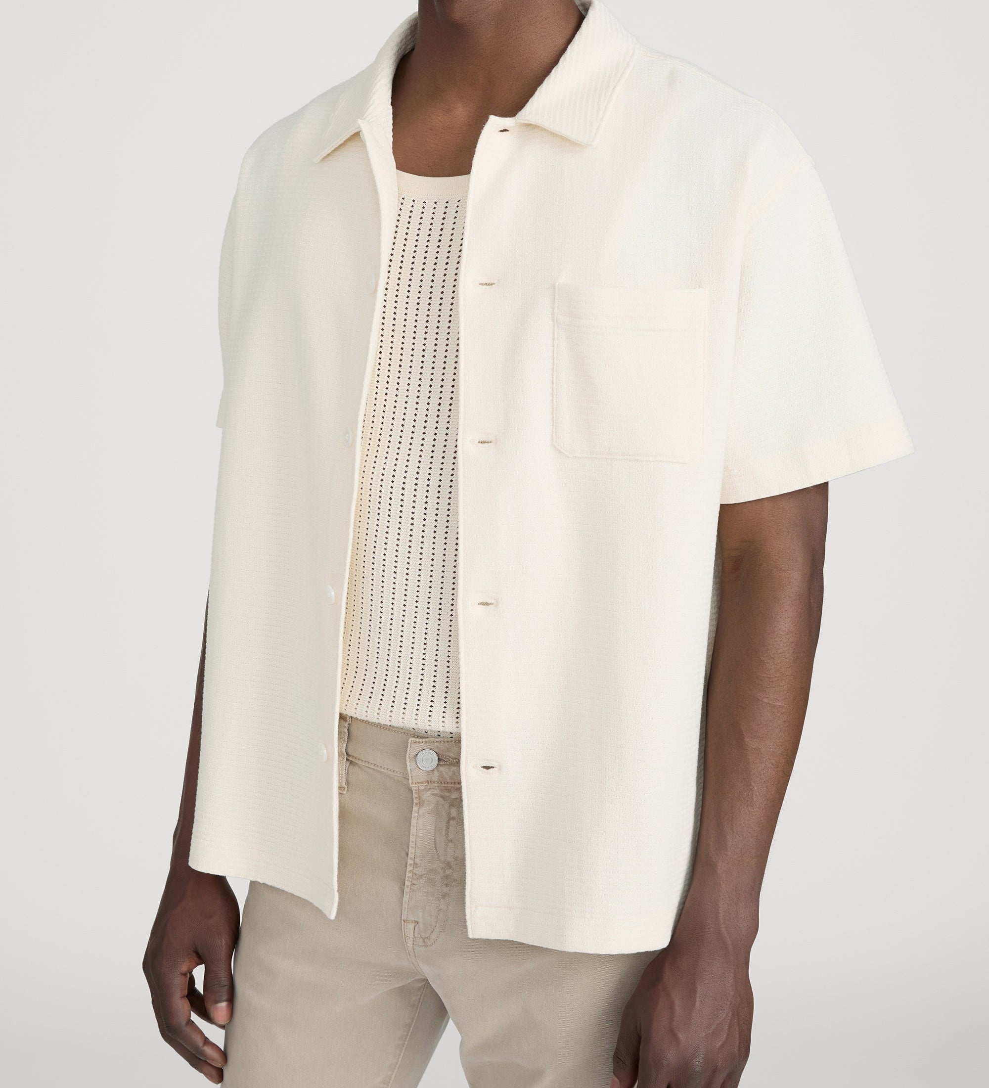 FRAME - Jacquard Button Down Shirt