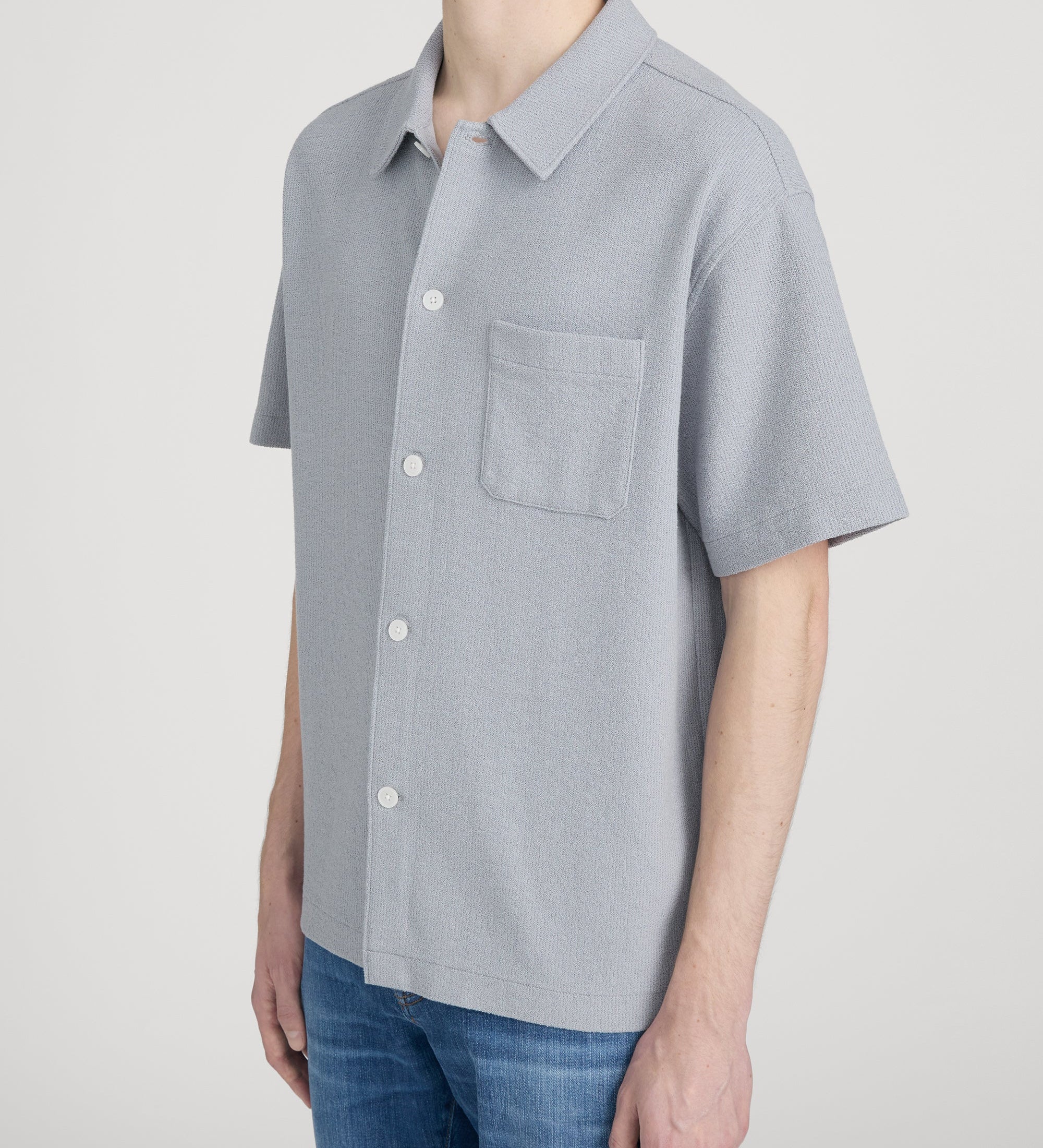 FRAME - Textured Button Down Shirt