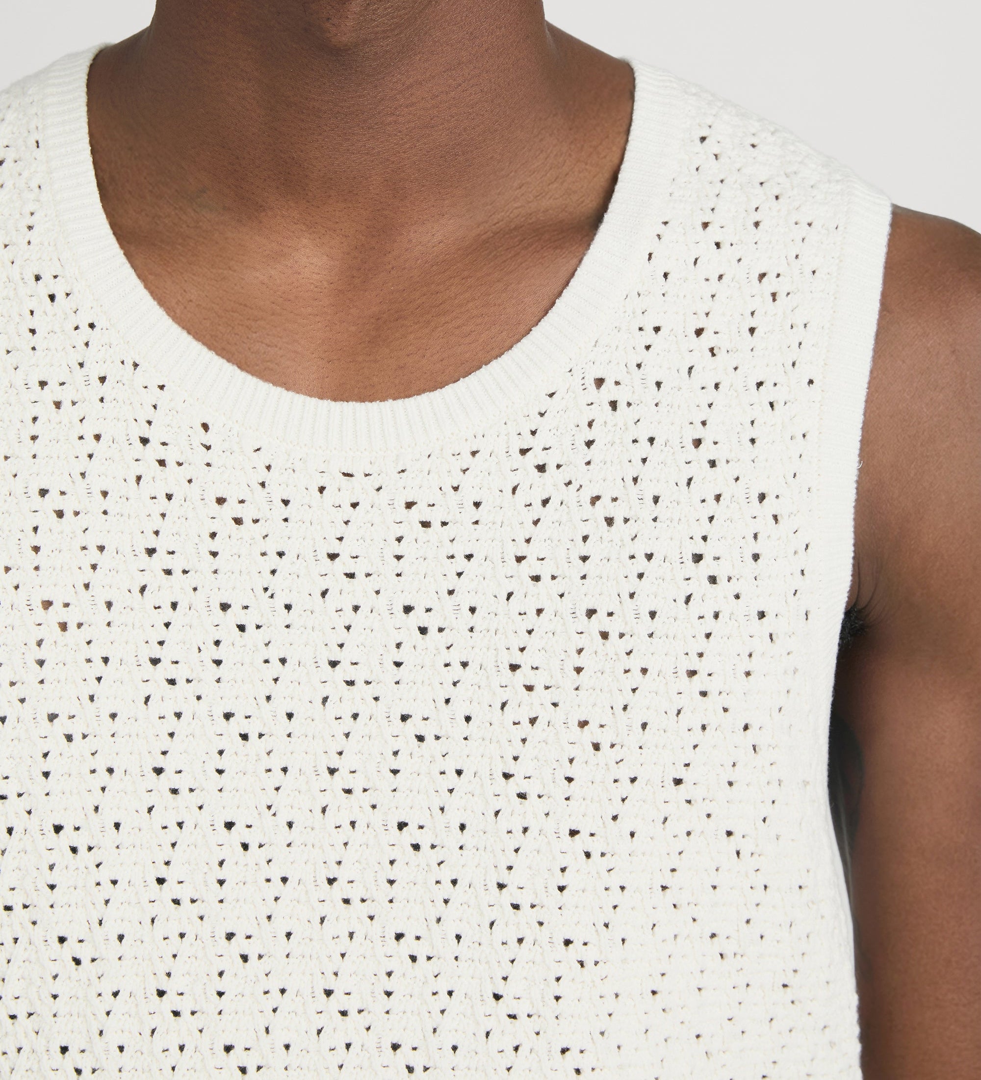 FRAME - Open Stitch Tank