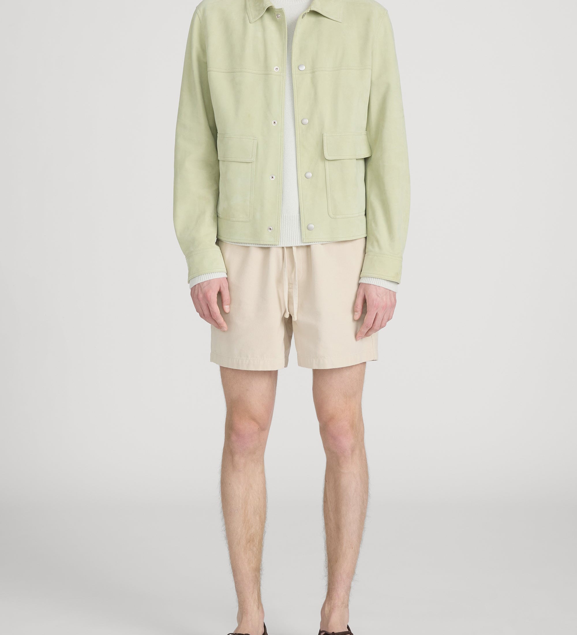 FRAME - Suede Trucker Jacket