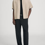 FRAME - Short Sleeve Suede Shirt