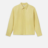 FRAME - Leather Zip - Up Shirt