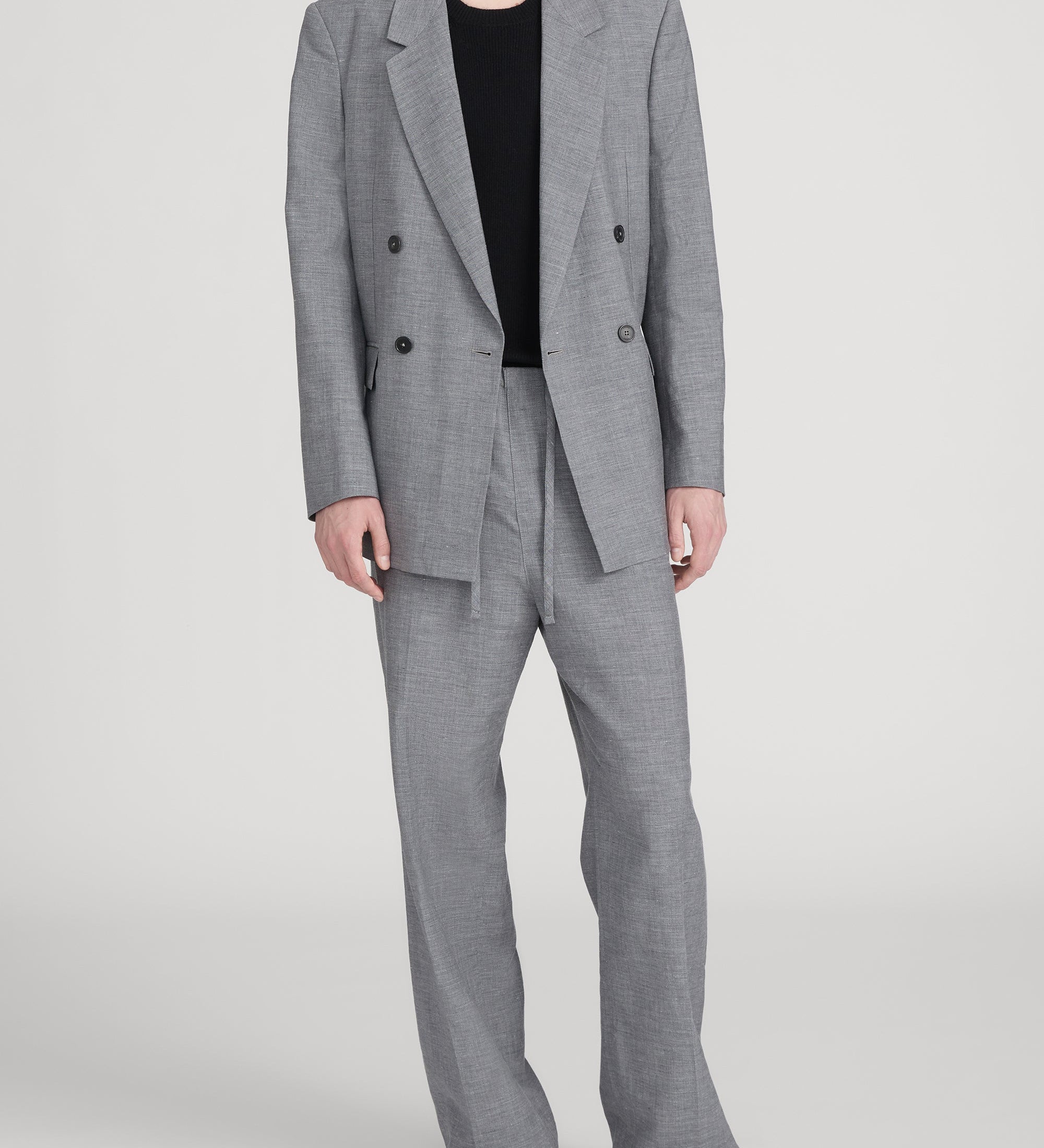 FRAME - Unlined Double Breasted Blazer
