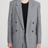 FRAME - Unlined Double Breasted Blazer