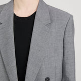FRAME - Unlined Double Breasted Blazer