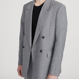 FRAME - Unlined Double Breasted Blazer
